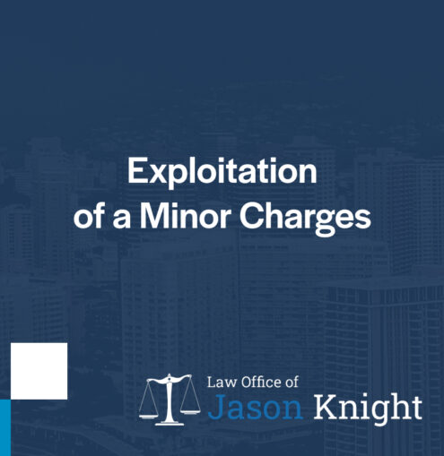 Exploitation of a Minor Charges